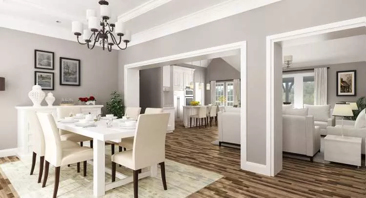 dining room looking toward kitchen